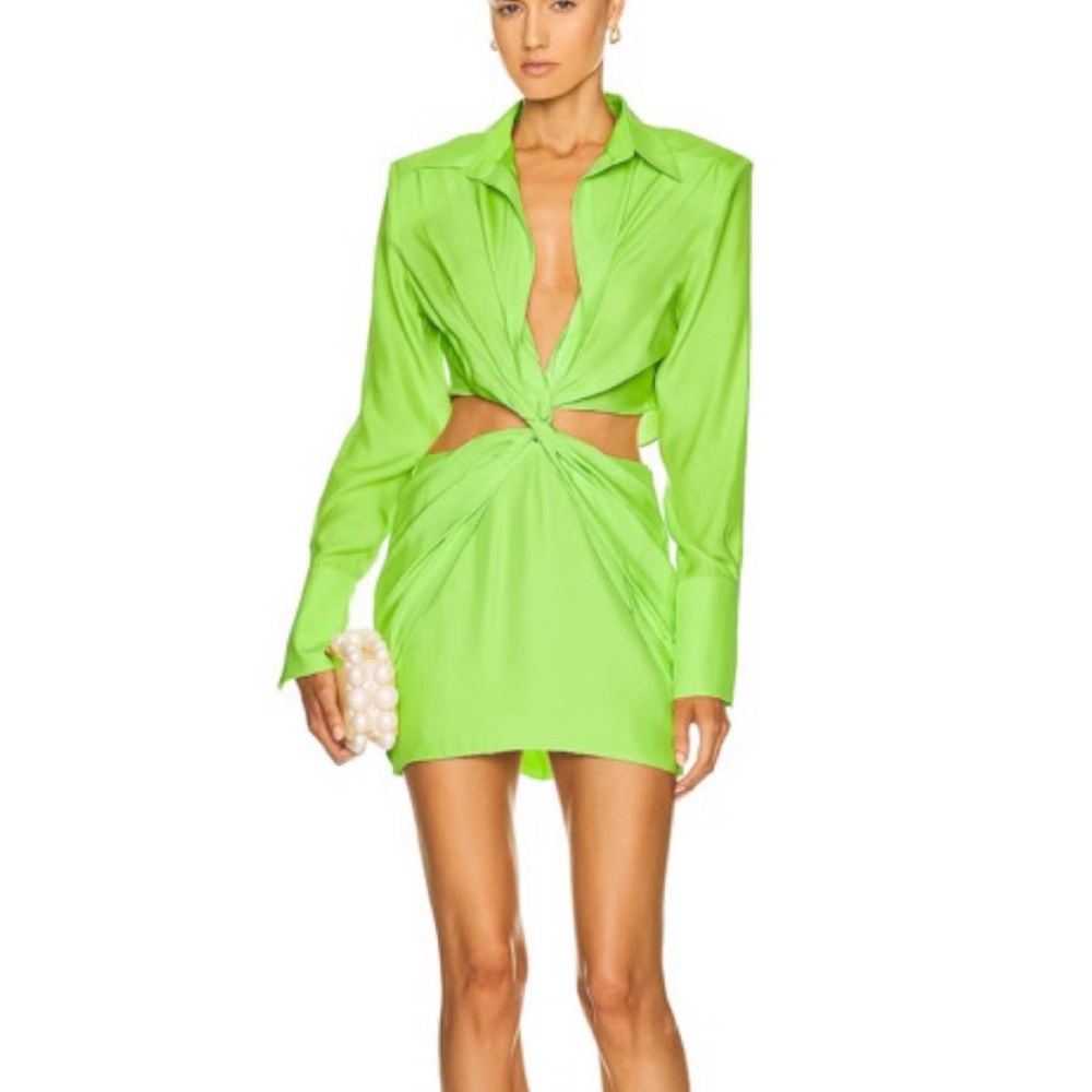 Sold out Gauge81 Brown Satin Dress